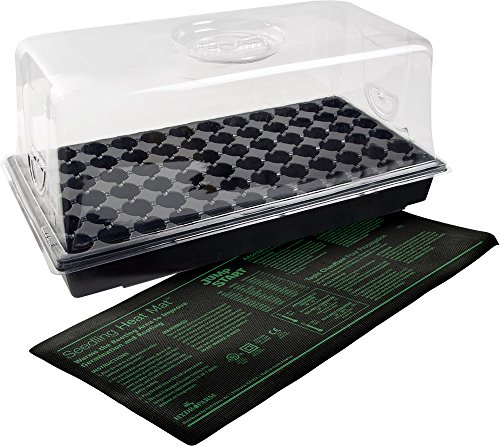 Hydrofarm Hot House Con Tappetino Termico – Kit Germinazione Semi Da 72 Celle
