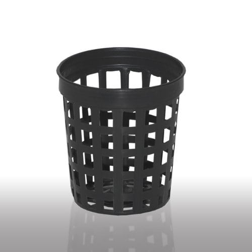50 Pack 2 Slit Plastic Pots With Neoprene Inserts Combo - Black - 0617297165451